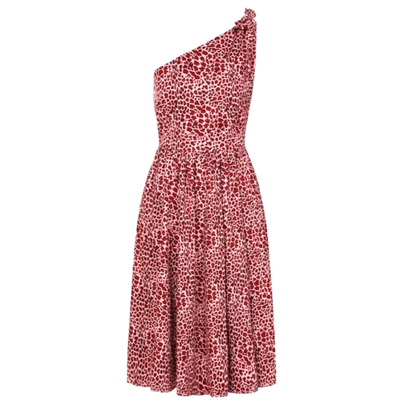 NWT L UK 14 Collectif Theo Pink Roar dress swing rockabilly retro pinup - Picture 3 of 5